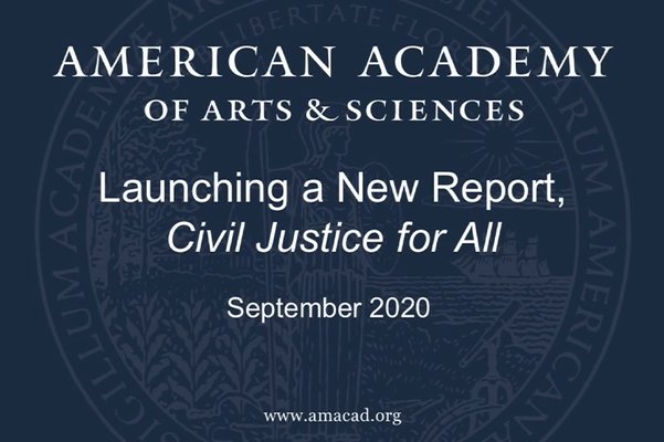 Launching A New Report: "Civil Justice for All"